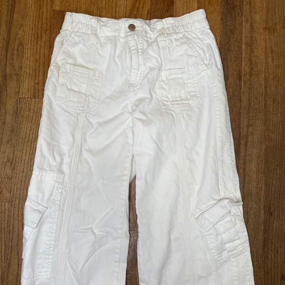 BDG Pants - BDG Urban Outfitters White Y2K Cargo Pants Wide Leg Utility Trousers Size‎ 25